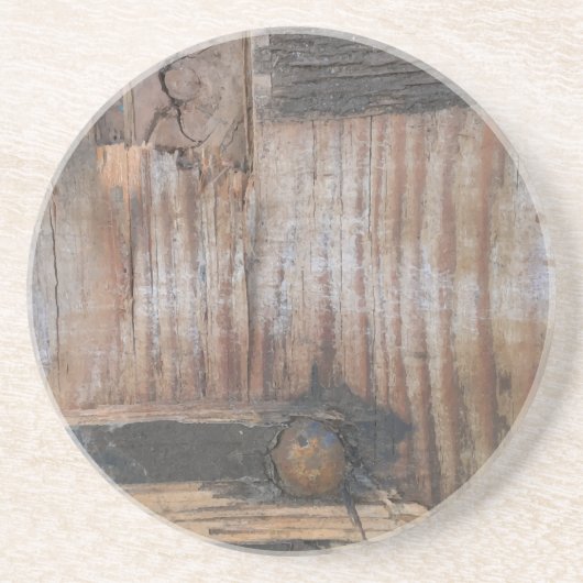 Sound Wood I Zandsteen Onderzetter (Voorkant)