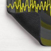 Sound Yellow Dark mousepad Muismat (Hoek)