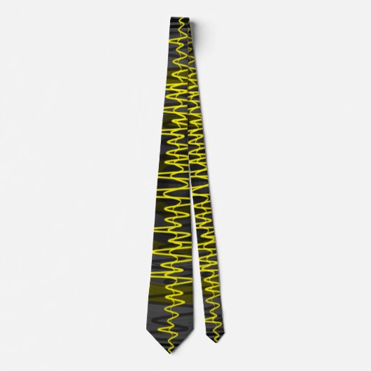 Sound Yellow Dark stropdas (Voorkant)