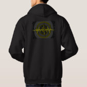 Sound Yellow Dark Sweatshirts achterzijde Hoodie (Achterkant)