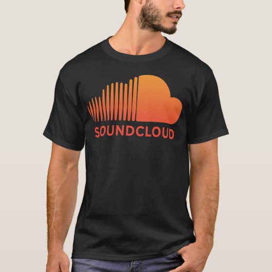 SoundCloud-muziek T-shirt (Voorkant)