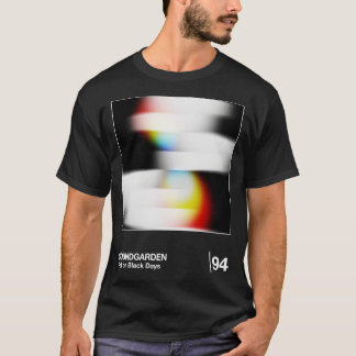 Soundgarden minimalistische stijl grafisch ontwerp t-shirt