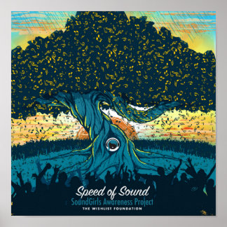 SoundGirls afdrukken, waardevol Poster papier (ste