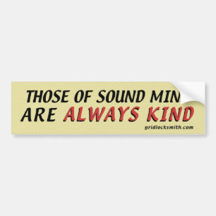 SoundMind-Sind Bumpersticker