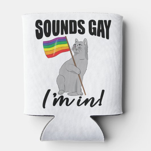 Sounds Gay I'm In Cat Blikjeskoeler (Achterkant)