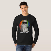 Sounds Gay I'm In Rainbow Cat Gay Pride Sunset Ret T-shirt (Voorkant volledig)