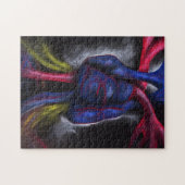 Sounds Of A Blue Heart Original Art Puzzle Legpuzzel (Horizontaal)