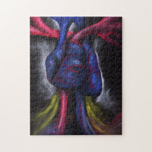 Sounds Of A Blue Heart Original Art Puzzle Legpuzzel