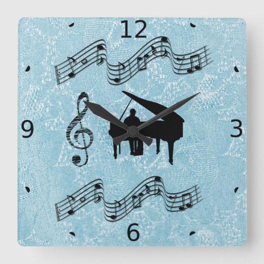 SOUNDS VAN MUZIEKKLOK VIERKANTE KLOK (Voorkant)