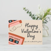 Soundtrack van My Heart Valentijnsdag Kaart (Staand voorkant)