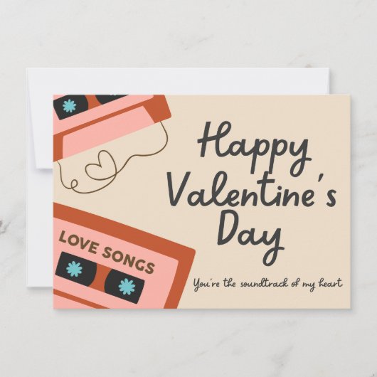 Soundtrack van My Heart Valentijnsdag Kaart (Voorkant)
