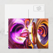 Soundwave Abstract Briefkaart (Voorkant / Achterkant)