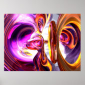 Soundwave Abstract Poster (Voorkant)