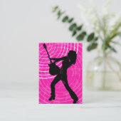 "Soundwave"-chipkaart Visitekaartje (Staand voorkant)