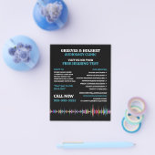 Soundwave Design, audioloog, audiologie klinisch Flyer (Enkel)