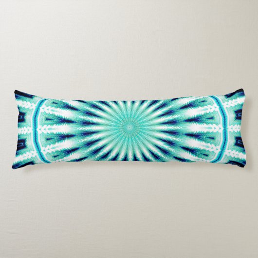 Soundwave Mandala 2 Lichaamskussen (Voorkant)