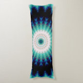 Soundwave Mandala Lichaamskussen (Voorkant Verticaal)