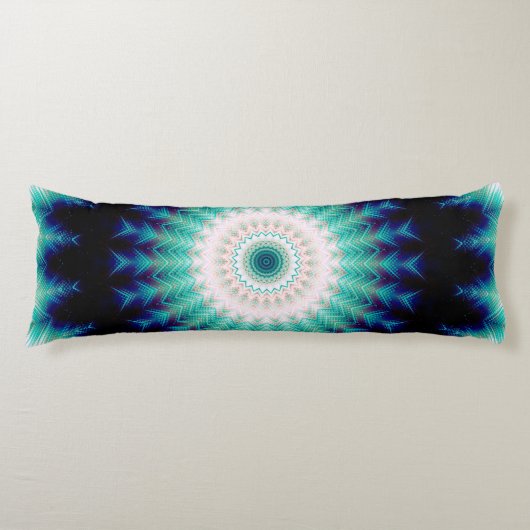 Soundwave Mandala Lichaamskussen (Voorkant)