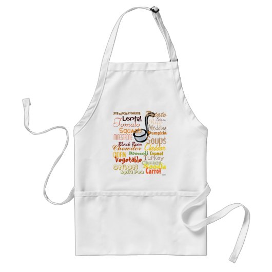 Soup Apron Standaard Schort (Voorkant)