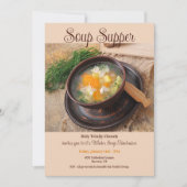 Soup Avondmaal uitnodiging (Voorkant)