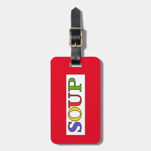 SOUP BAGAGELABEL (Voorkant verticaal)