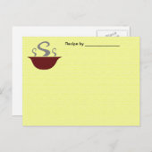 Soup Bowl Recipe Blank Card Briefkaart (Voorkant / Achterkant)