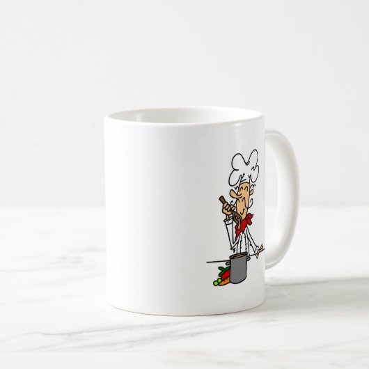 Soup Chef T-shirts en cadeautjes Koffiemok (Voorkant rechts)