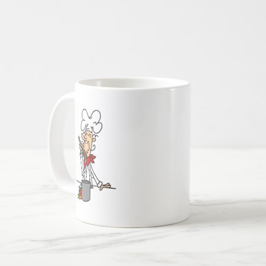 Soup Chef T-shirts en cadeautjes Koffiemok (Voorkant links)