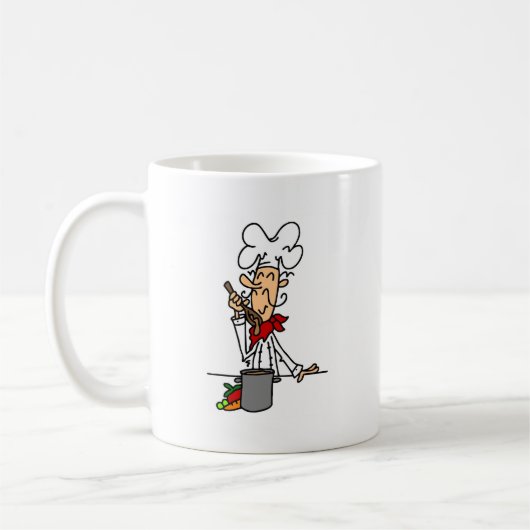 Soup Chef T-shirts en cadeautjes Koffiemok (Links)