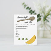 Soup Club Kaart (Staand voorkant)