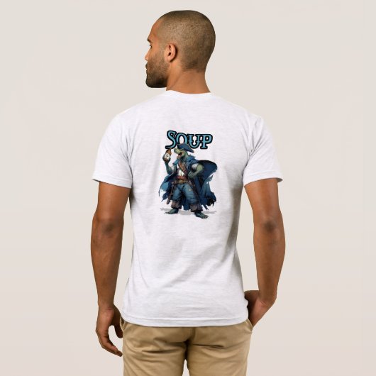 Soup Dinosaur T-shirt (Achterkant volledig)