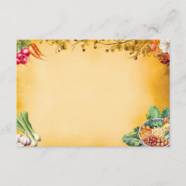 Soup Du Jour Blank Recept Kaart