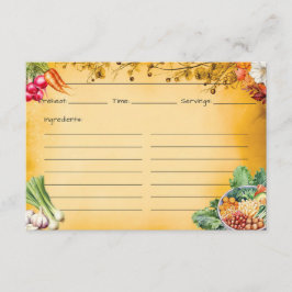 Soup du jour Recept Kaart