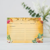 Soup du jour Recept Kaart (Staand voorkant)