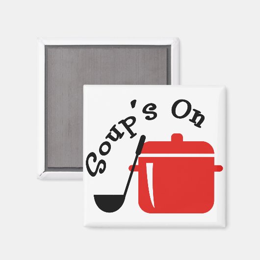 Soup is aan magneet (Voorkant / Achterkant)