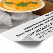 Soup Kitchen Donation & Volunteer Flyer  Poster (Hoek)