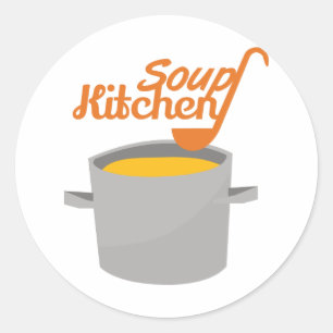 Soup Kitchen Ronde Sticker