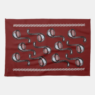 Soup Ladels Cranberry Dish Towel Theedoek