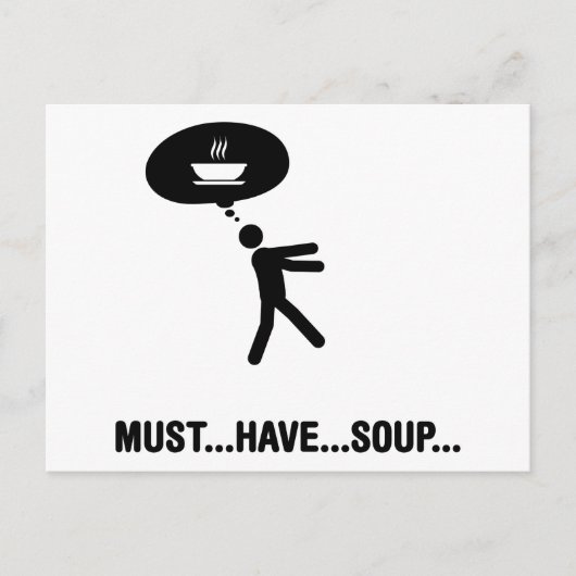 Soup Lover Briefkaart (Voorkant)