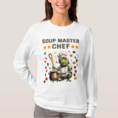  Soup Master Chef Funny Frog T-shirt Sweatshirt T (Voorkant)