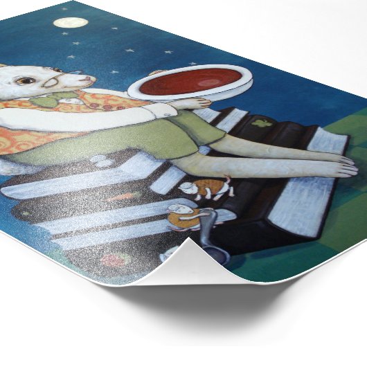 Soup Moon Foto Afdruk (Hoek)