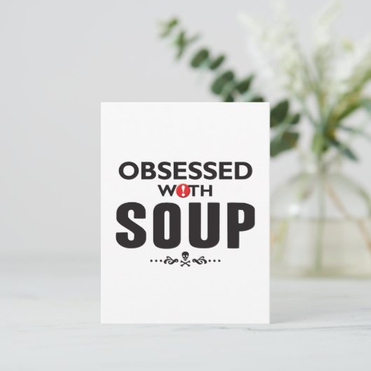 Soup Obsoned Briefkaart (Staand voorkant)