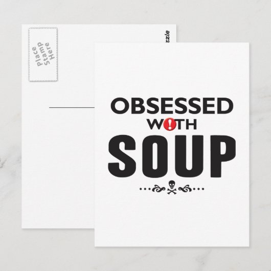 Soup Obsoned Briefkaart (Voorkant / Achterkant)