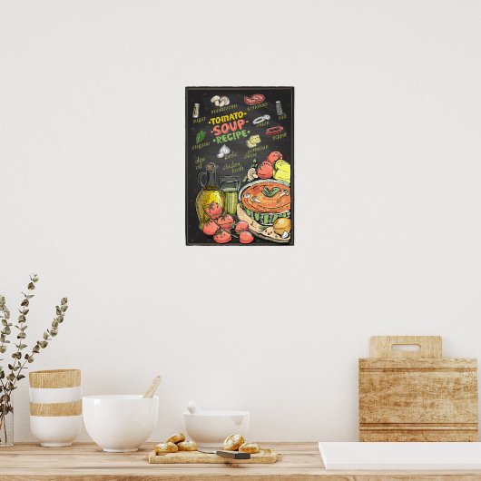 Soup Recipe Poster (Keuken)
