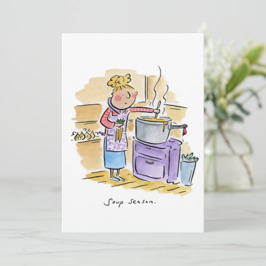 Soup Season Kaart (Staand voorkant)