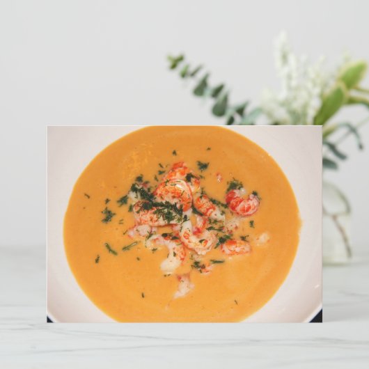 Soup-uitnodiging Kaart (Staand voorkant)