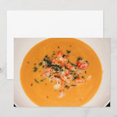 Soup-uitnodiging Kaart (Voorkant / Achterkant)