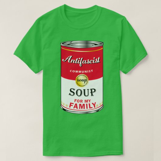 Soup voor mijn familie 3 t-shirt (Design voorkant)