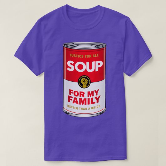 Soup voor mijn familieTShirt 1 T-shirt (Design voorkant)