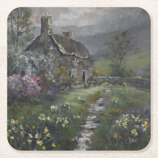 "Soupe Dag - Een Engels Cottage" Kartonnen Onderzetters